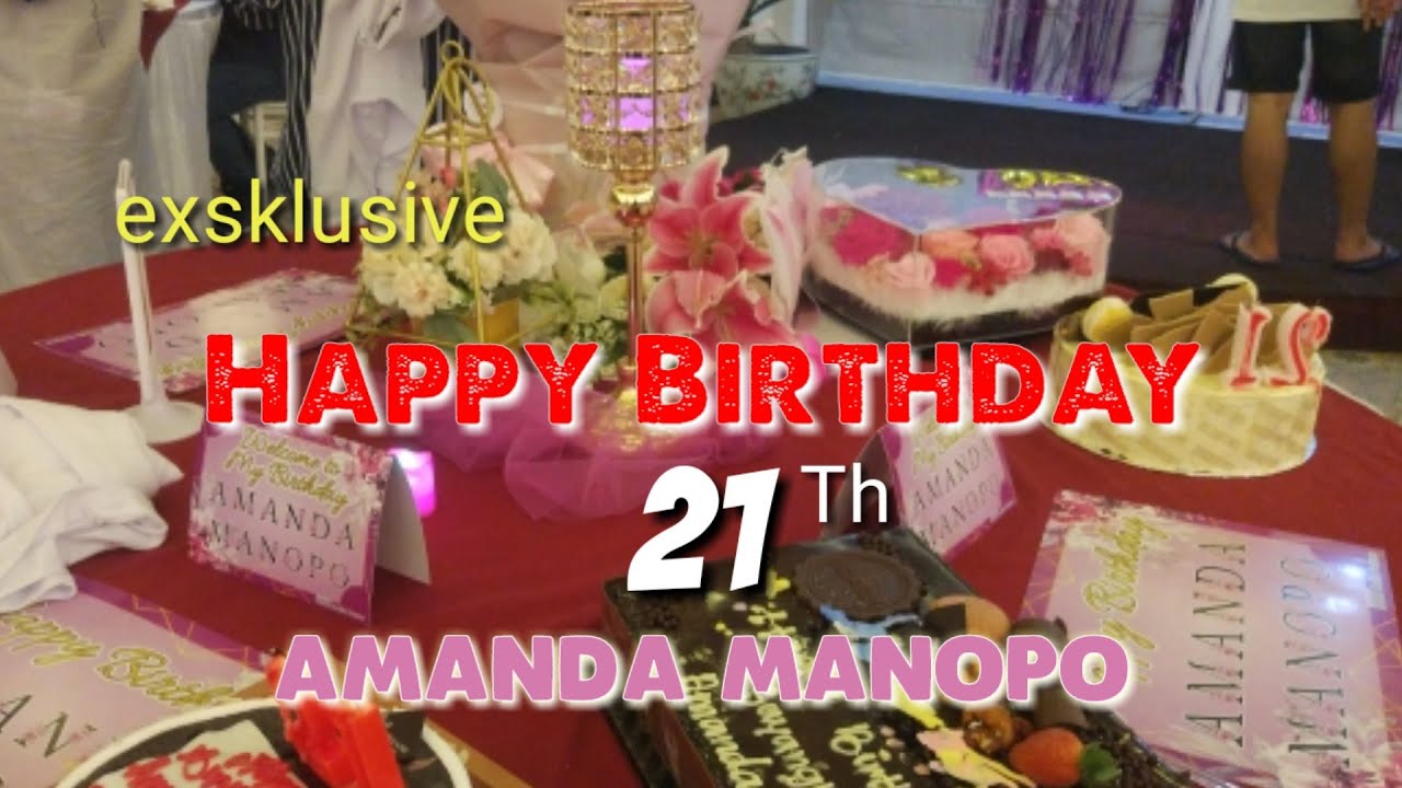 Bang Billy kasih Kejutan Di hari ulang Tahun Amanda Manado,