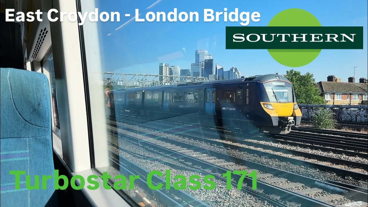 Diesel Power Non-Stop To London Bridge!! Southern Railway Class 171 Turbostar