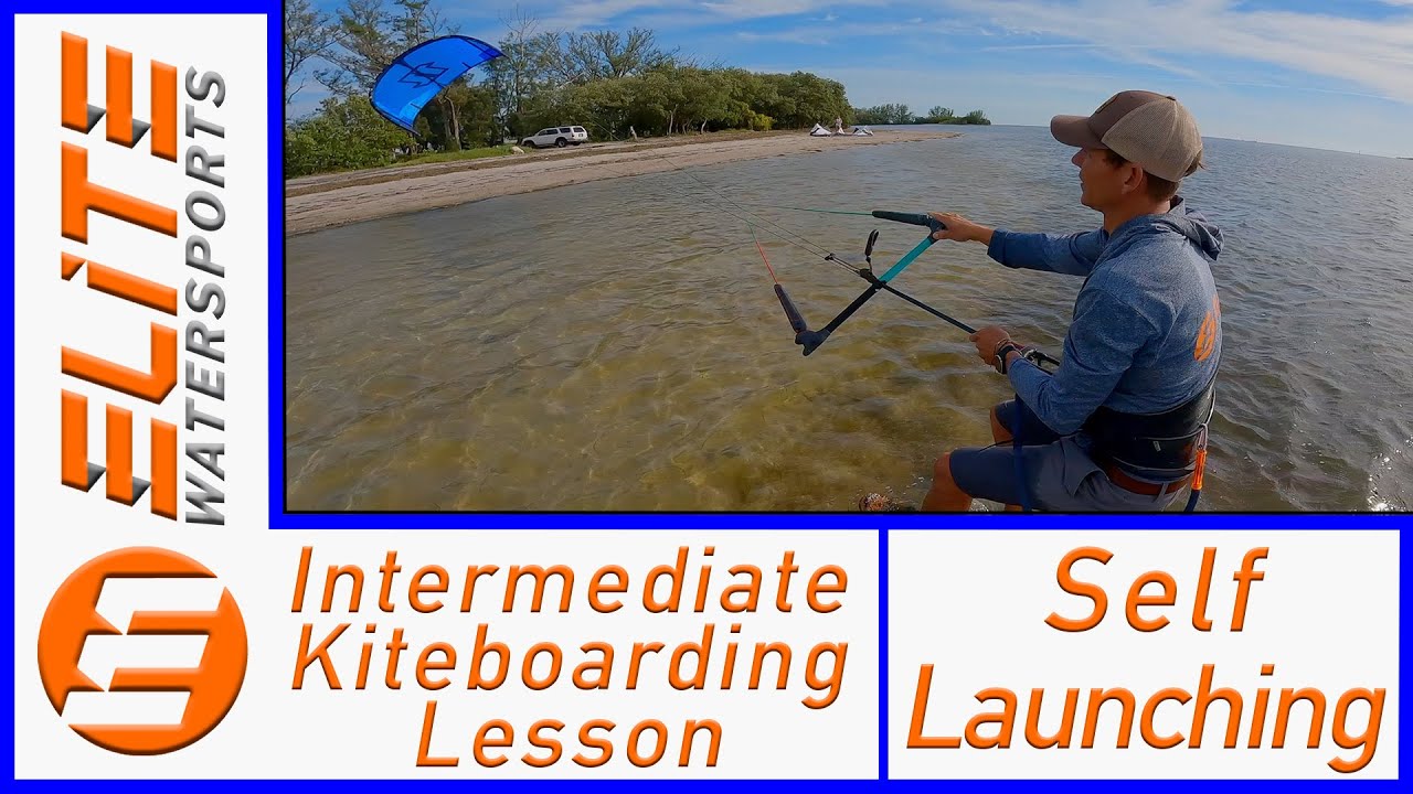 Intermediate Kiteboarding Lesson - Self Launching