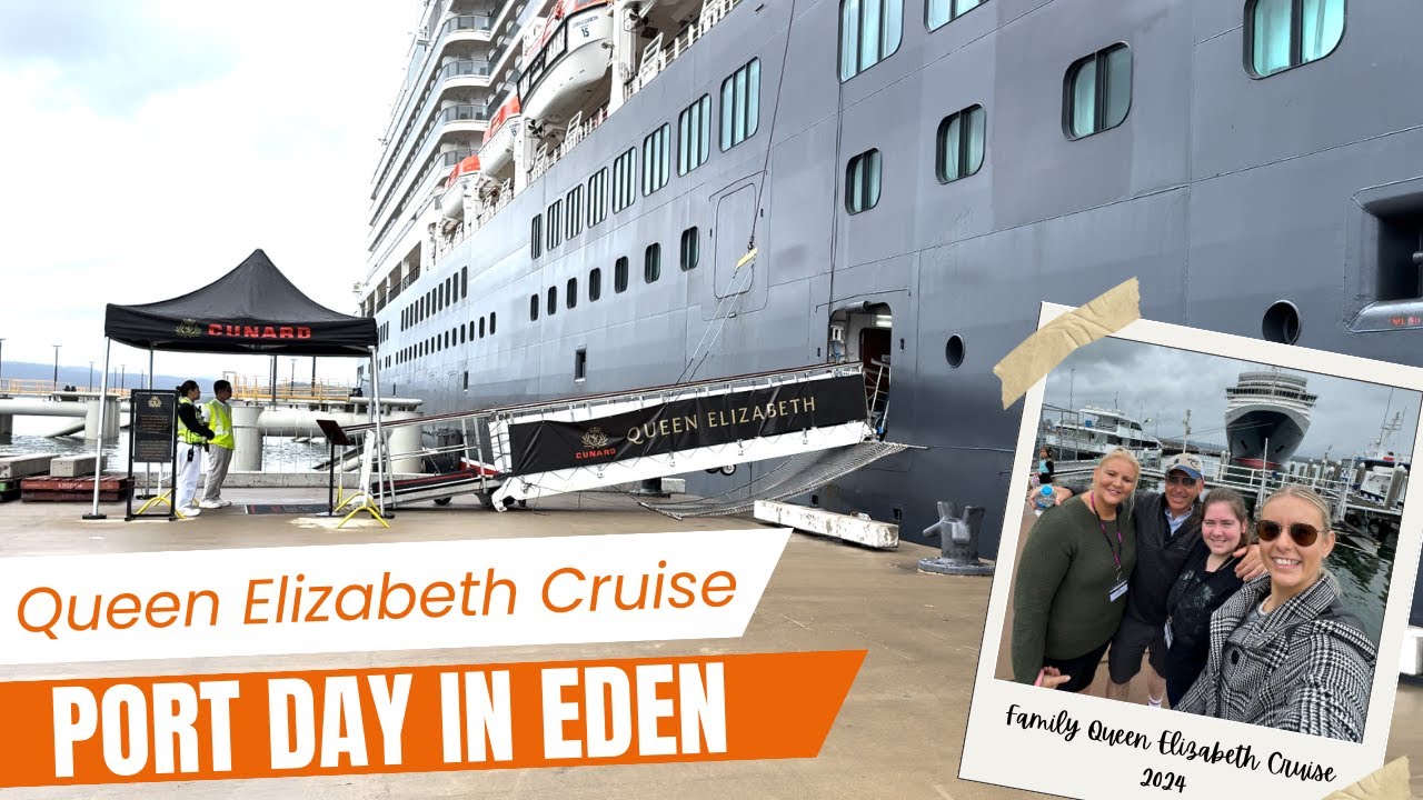 Our FIRST EVER PORT STOP on a cruise | Queen Elizabeth Cruise Ship