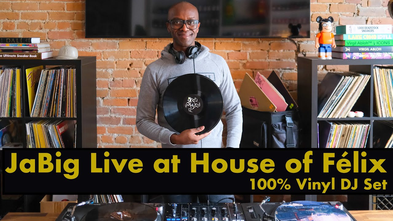 Uplifting & Groovy House Music DJ Mix by JaBig - 100% Vinyl  - House of Félix