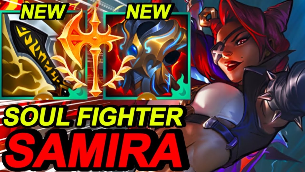 Wild Rift China Samira Jungle - New Infinity Edge OP Item -  Soul Fighter Samira Wild Rift Skin