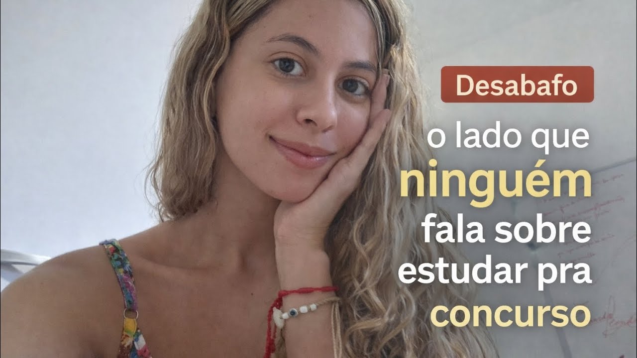 Desabafo real | estudos pra concurso | falta de auto confiança 