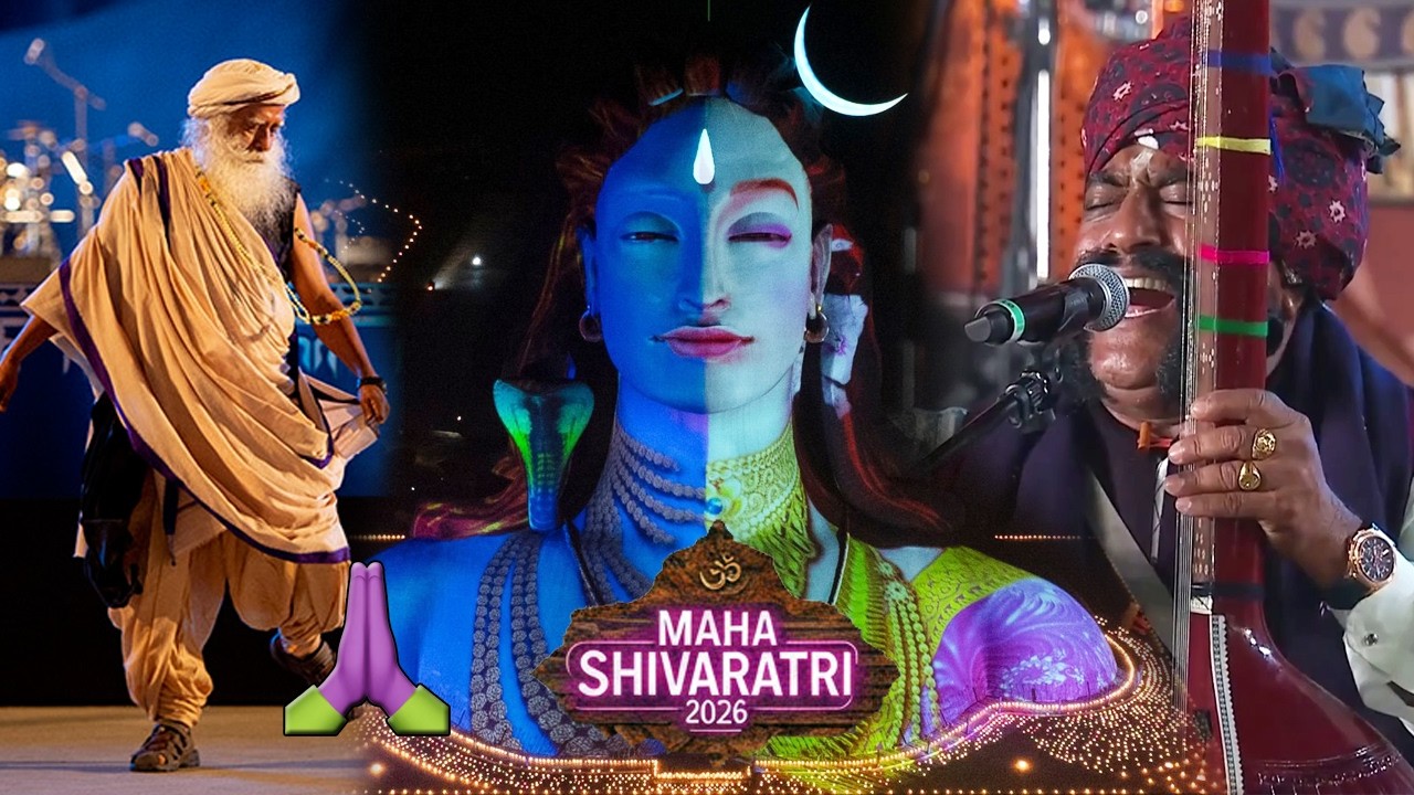 Maha Shivaratri 2026 | Mooralala Marwada Live Performance at Isha | Sadhguru Night