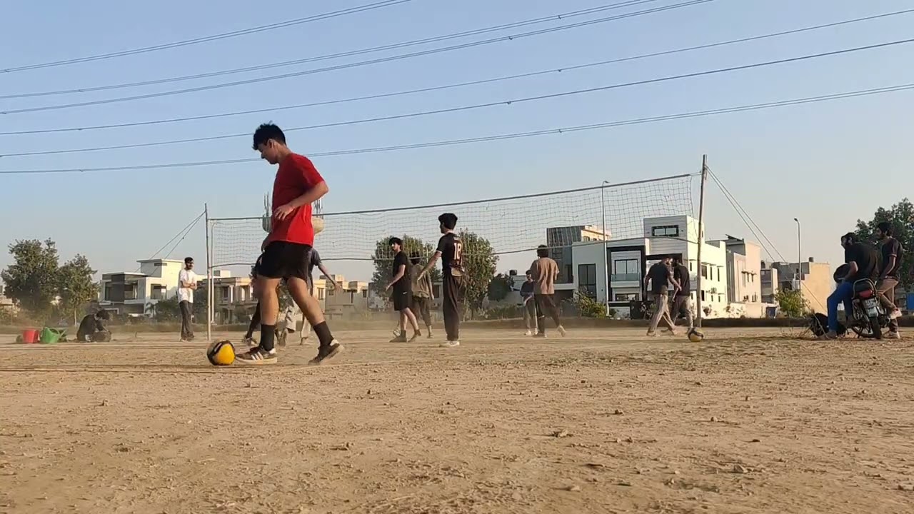 Volleyball practice In Luft court 