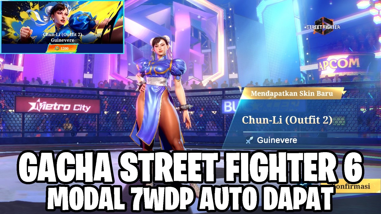 GAS GACHA SKIN STREET FIGHTER 6 PAKAI TIPS HEMAT - MODAL 7 WDP AUTO DAPAT! MOBILE LEGENDS