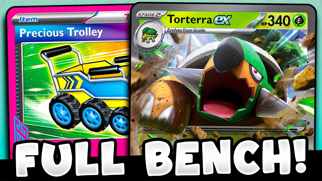 Torterra ex Got HUGELY Buffed by Precious Trolley