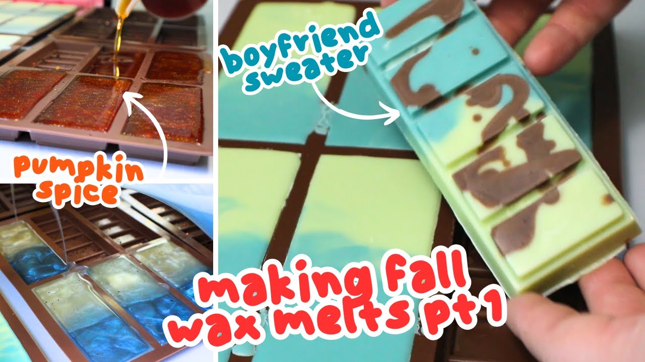 Making Fall Wax Melts Part One | Silent Studio Vlog