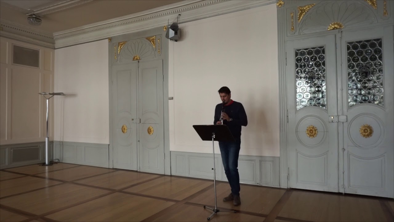 Stojan Krkuleski &brvbar; Ante Grgin - Capriccio No.5 for solo clarinet (dedicate to Stojan Krkuleski)