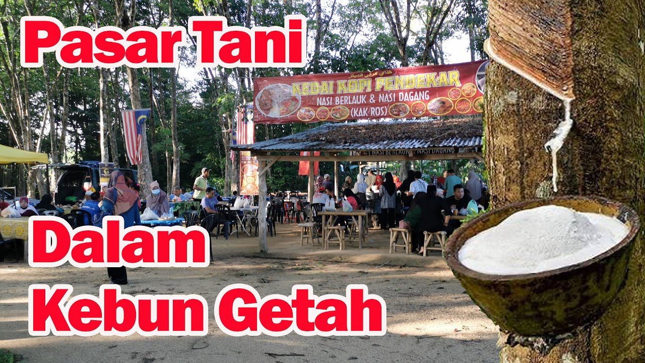 Pasar Tani Dalam Kebun Getah Di Kelantan