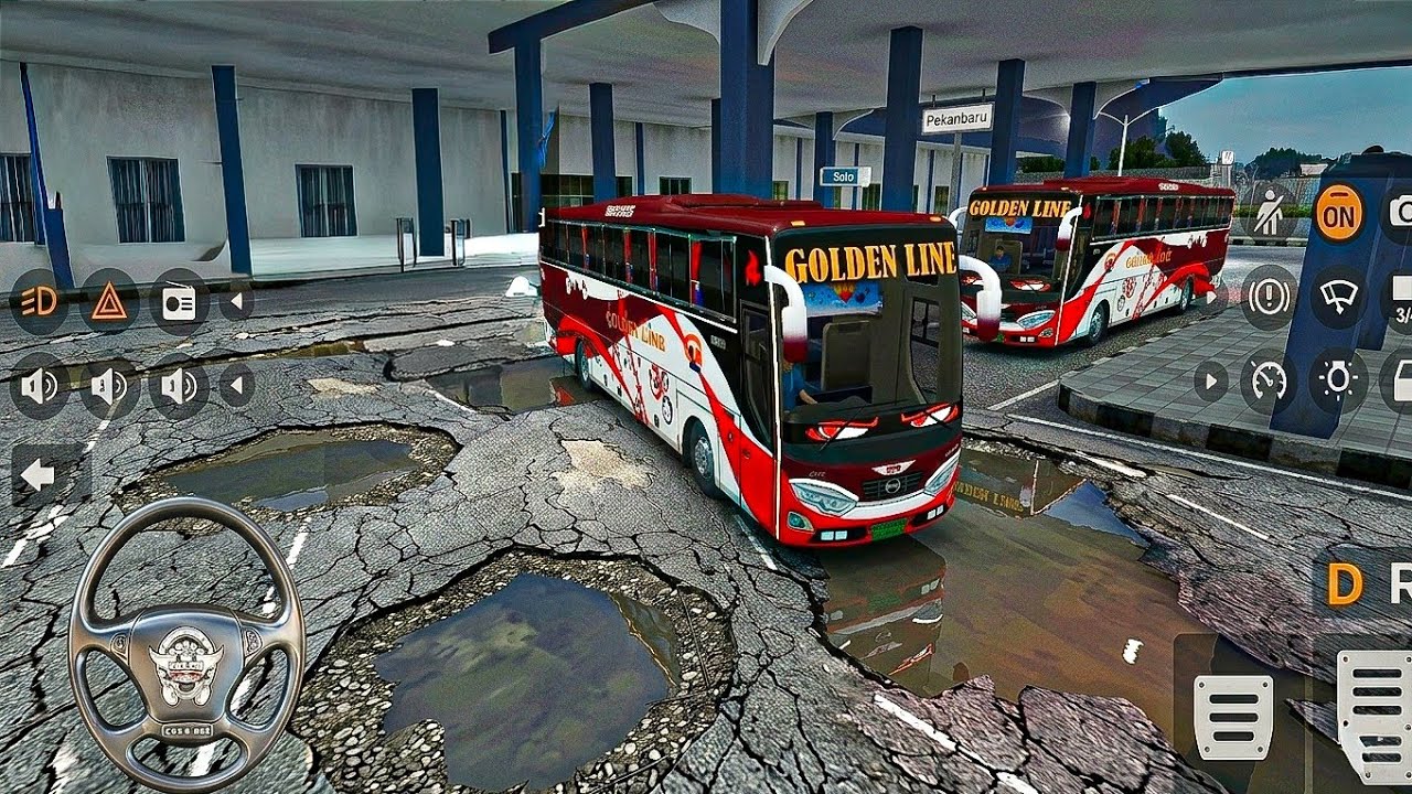 ELITE SKILLS! 🚌 Extreme Broken Road Challenge | Bus Simulator Indonesia Realistic Gameplay