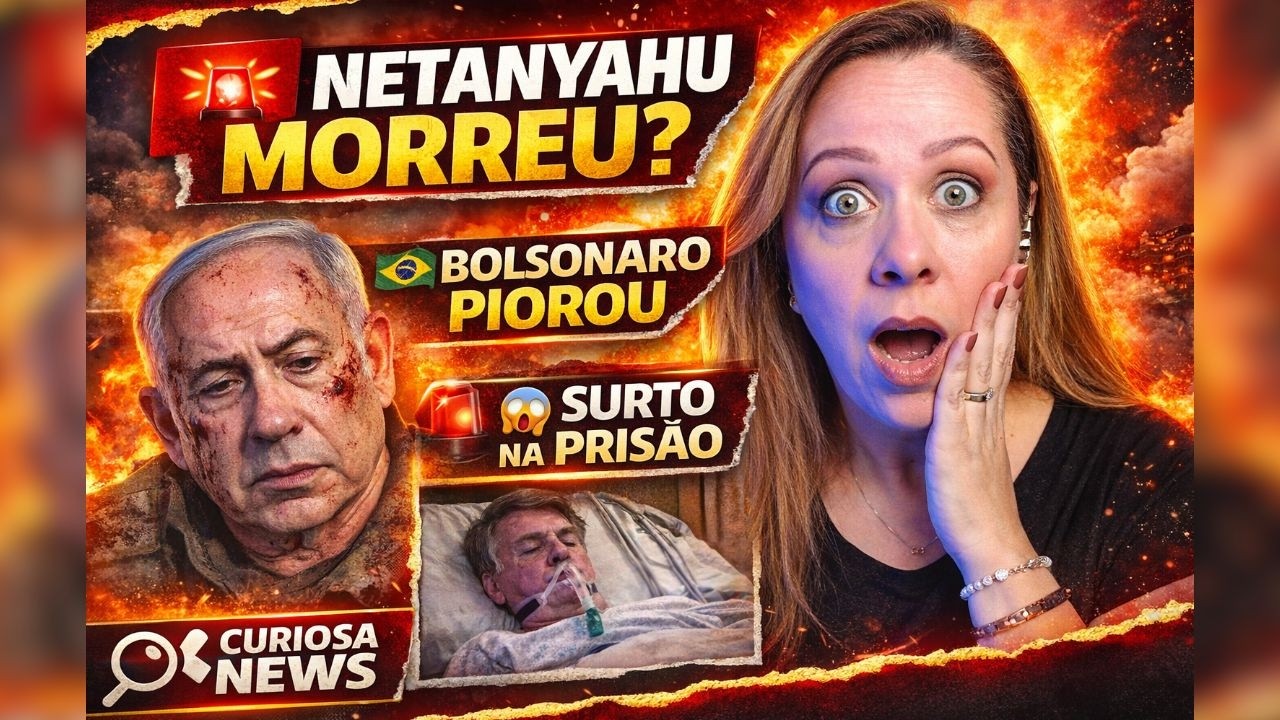 NETANYAHU MORREU? | Bolsonaro PIORA e Vocaro tem SURTO na prisão!