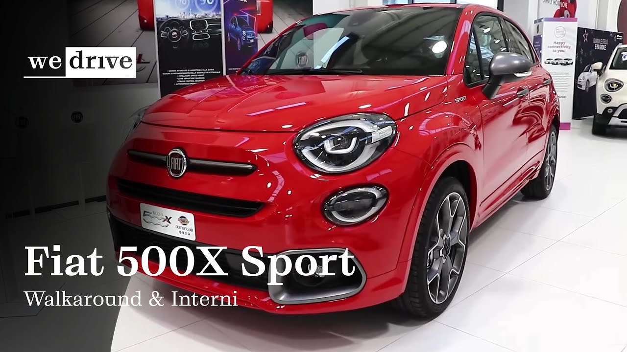 NUOVA FIAT 500X SPORT: QUASI UNA ABARTH? - Walkaround & Interni (ENG SUBS)