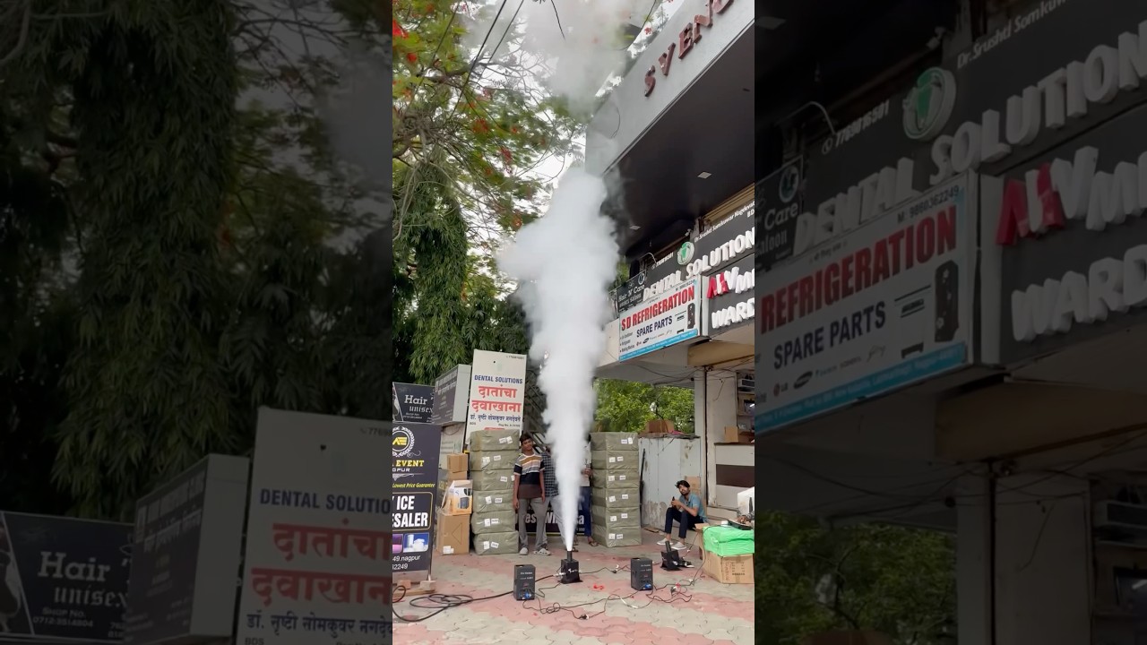 How to operate co2 jet DMX machine #Best machine in best price super quality #Asha events Nagpur