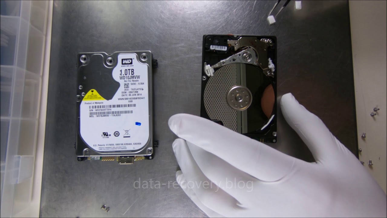 WESTERN DIGITAL WD10JMVW DATA RECOVERY HEAD SWAP