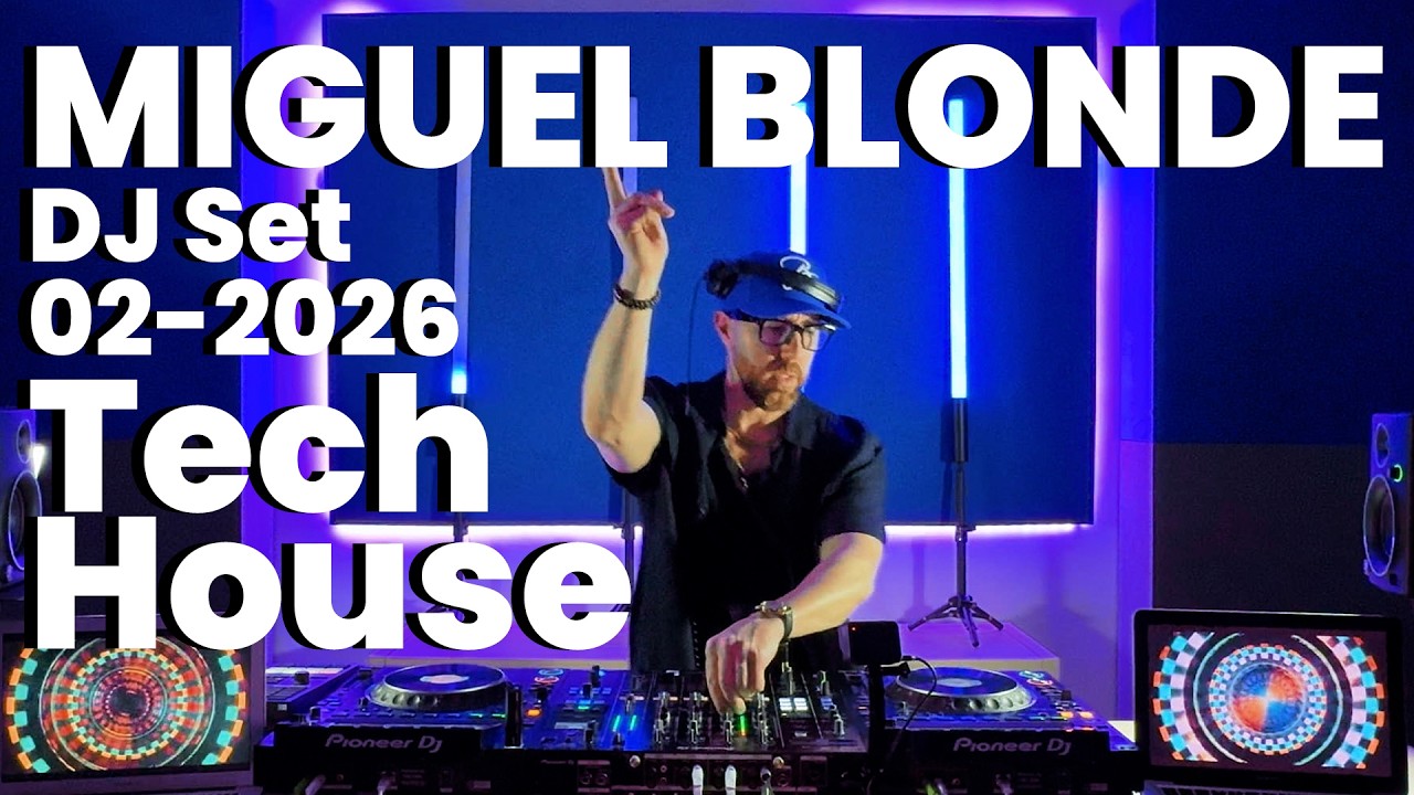 MIGUEL BLONDE DJ SET STREAM Febrero 2026 #housemusic #techhouse