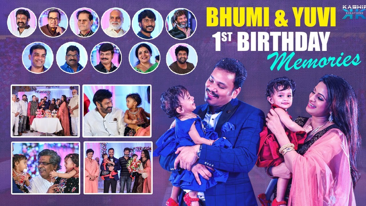 Bhumi And Yuvi 1st Birthday Memories || Udaya Bhanu