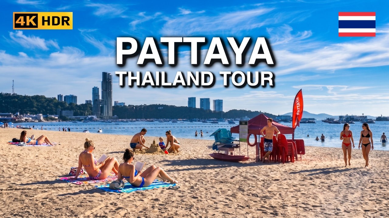 Pattaya Walking Tour 🇹🇭 Central Beach Road - The Real Pulse of Thailand's Beach City | 4K HDR