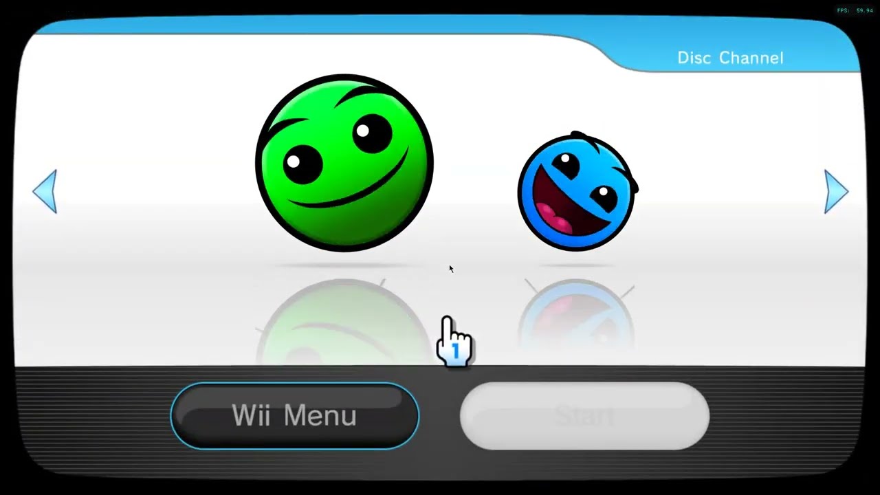 My Wii Menu (Geometry Dash Edition) Dolphin 4.3U