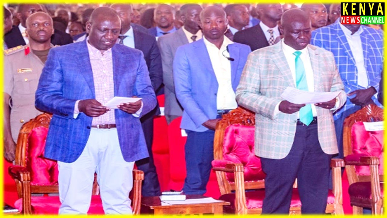 PRESIDENT RUTO ADDRESSES THE NATION IN CHURCH