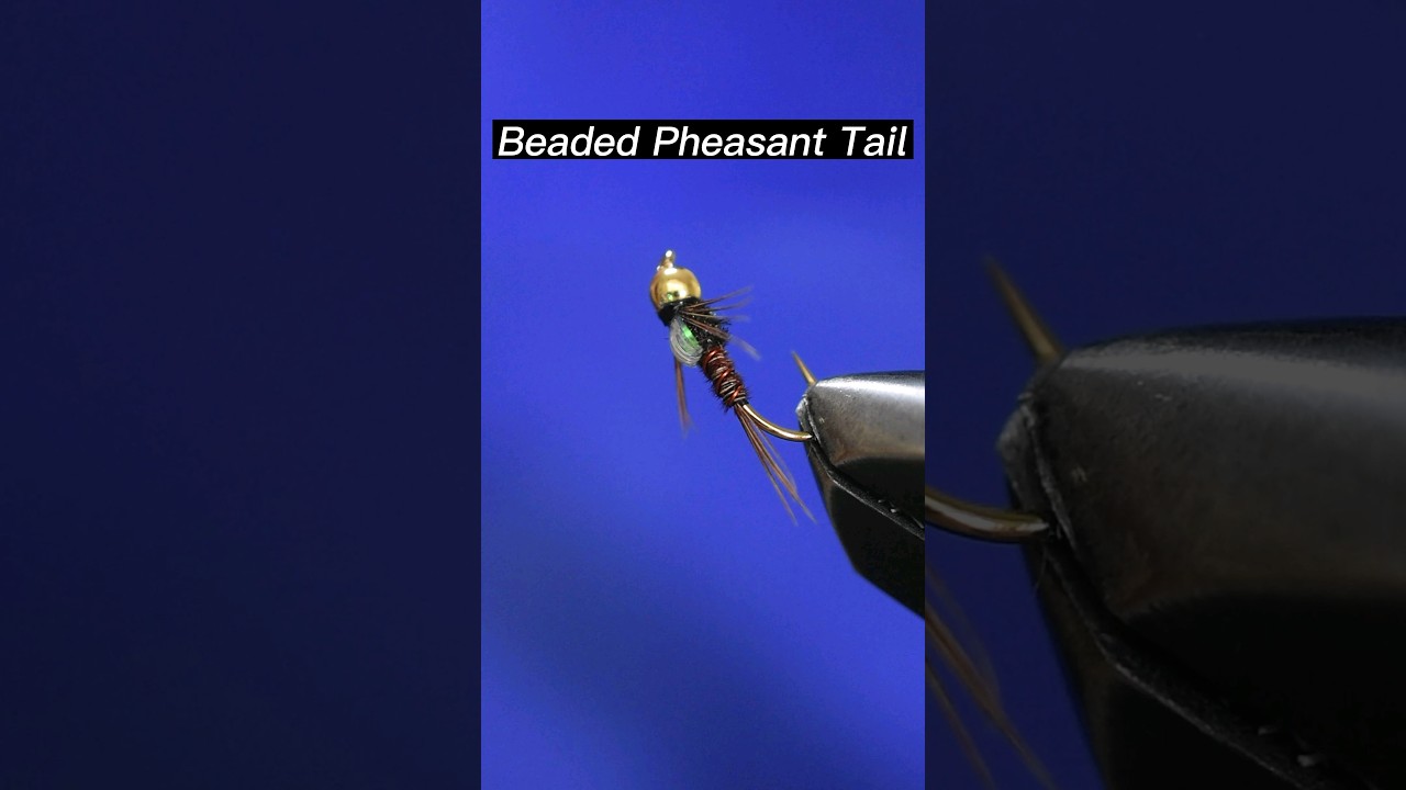 Fly tying a Beaded pheasant tail fly | Fly tying tutorial #nymphs #flytying #flyfishing #tutorial
