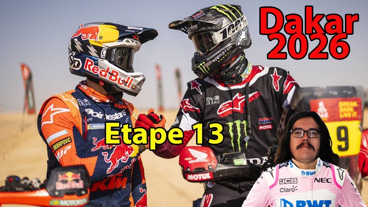 🏜️Dakar 2026🇸🇦 : Etape 13 Débrief (Benavides, Brabec, Loeb, Al-Attiyah...)