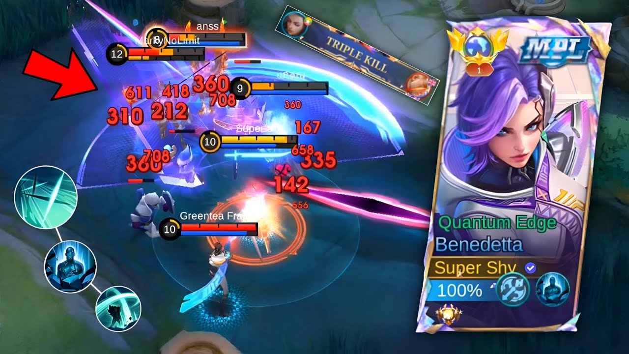 HARD CARRY BENEDETTA!! EPIC COMEBACK TRIPLE KILL 🔥 | MOBILE LEGENDS TOP GLOBAL BUILD
