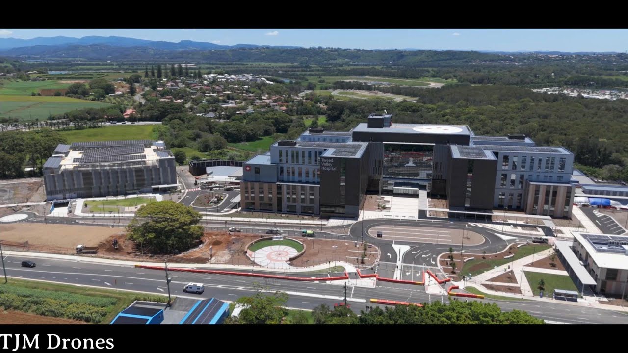 🏨 THE NEW TWEED VALLEY HOSPITAL IN 4K DRONE FOOTAGE