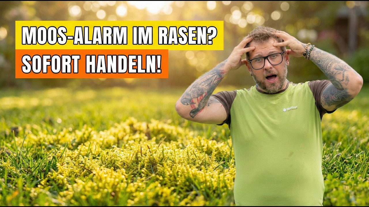 Moos im Rasen entfernen | Vertikutieren, Aerifizieren, Sanden