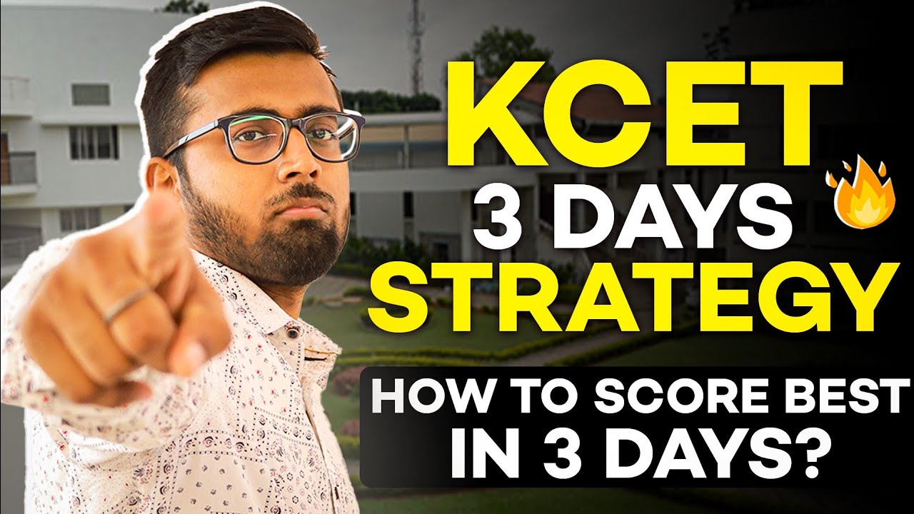 🖤KCET 2023 Strategy for last 3 days! #kcet2023 #tukkatricks #arsquad