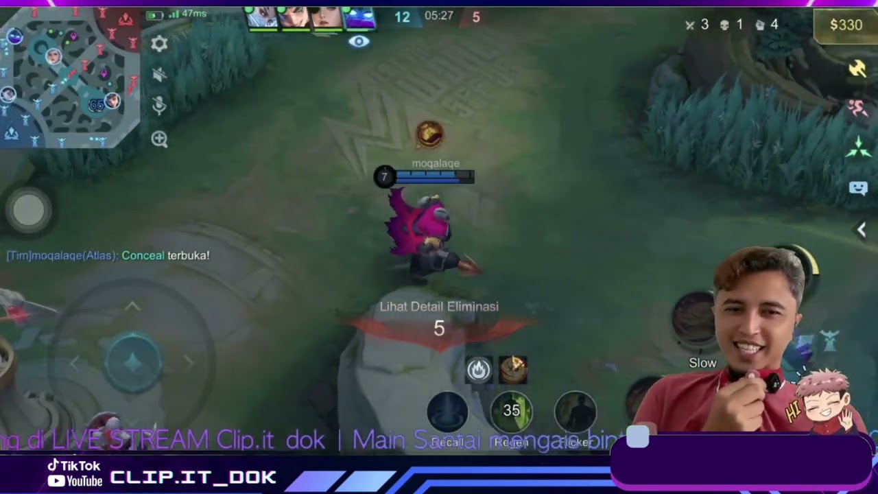 PART 2 - HIGHLIGHT LIVE STREMING! MOBILE LEGENDS !