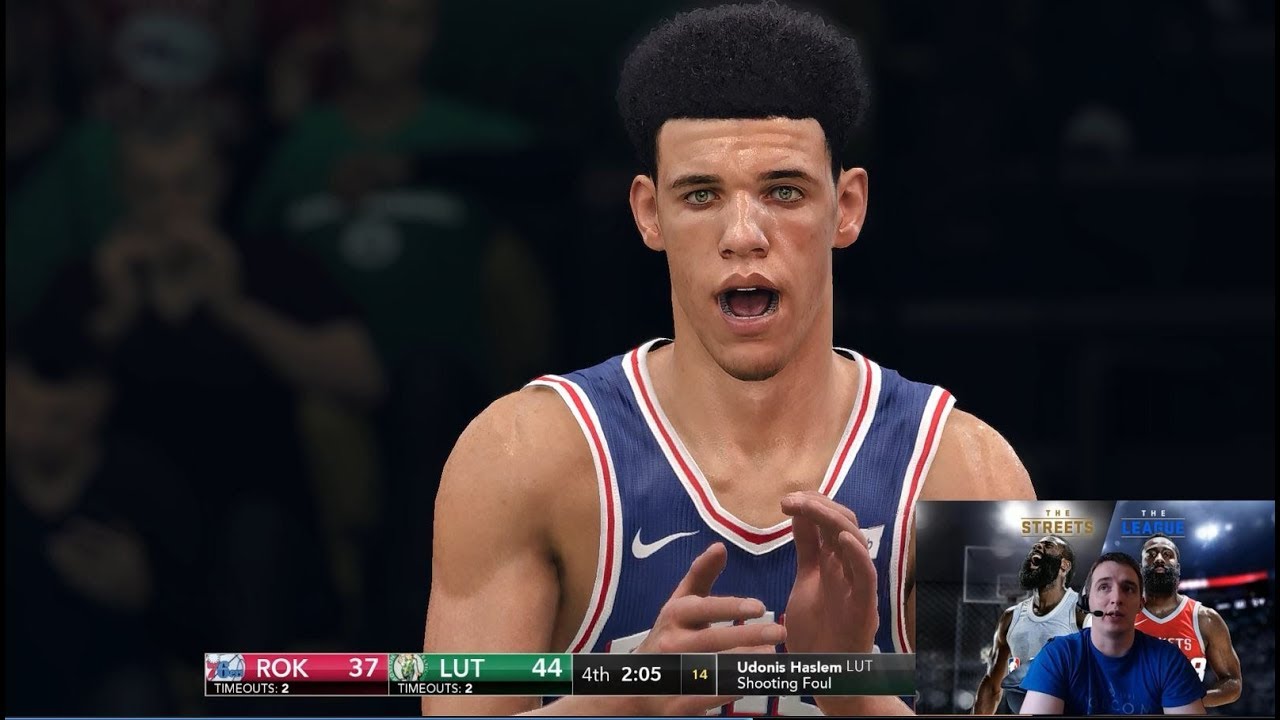 NBA LIVE 18: Ultimate Team Vs Rookies - Lonzo Ball vs James Harden - With Commentary - 1080P