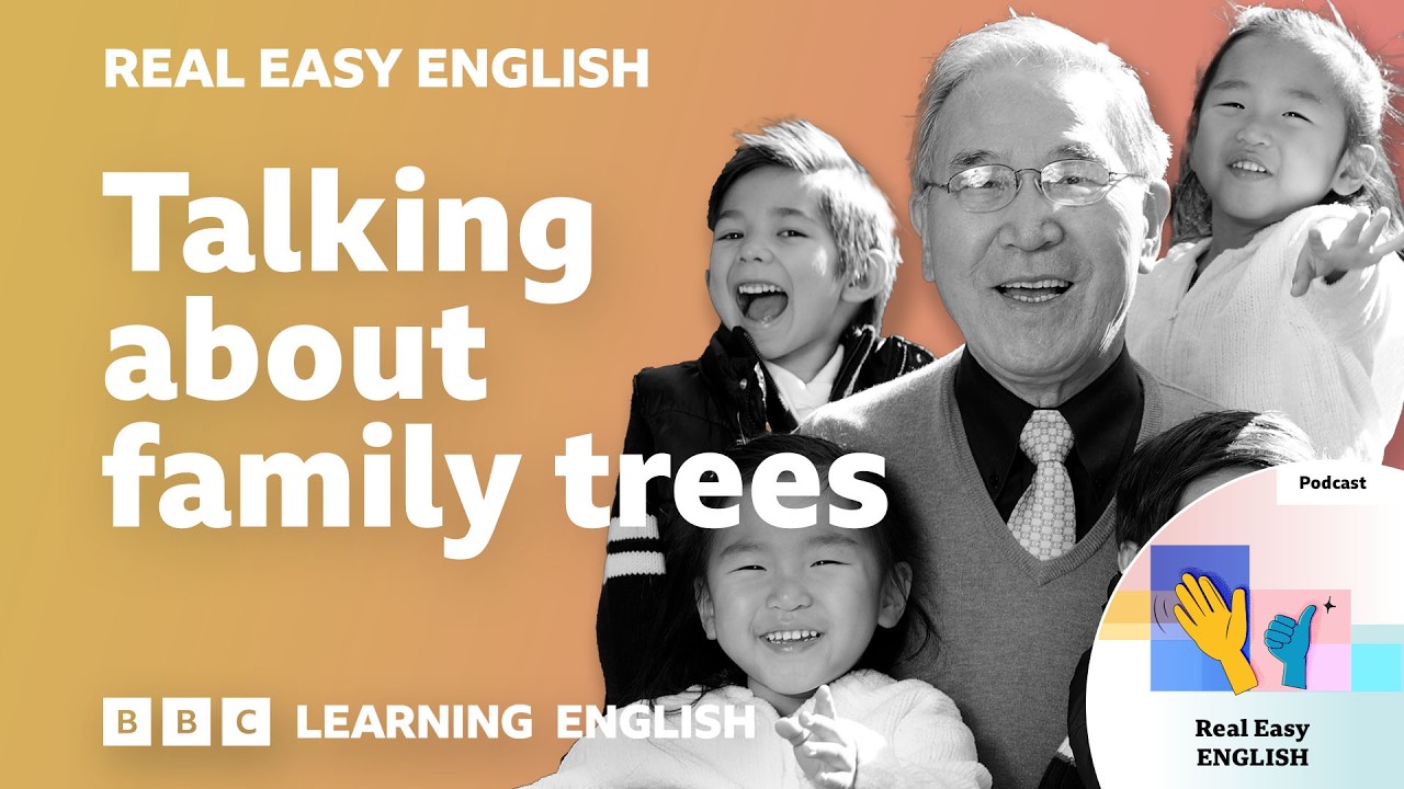 Can you explain your family tree in English? 🌳🤗 Real Easy English