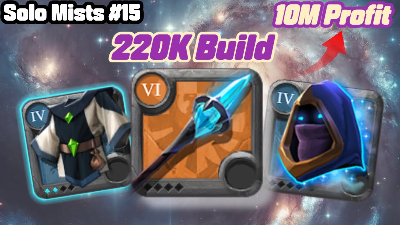 [Great Frost] 220k Build solo mists #15 / 10m profit / #albiononline
