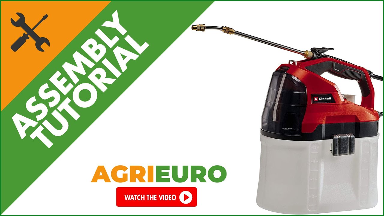 Einhell GE-WS 18/75 Li Battery-Powered Knapsack Sprayer Pump - 7.5 L - Assembly tutorial