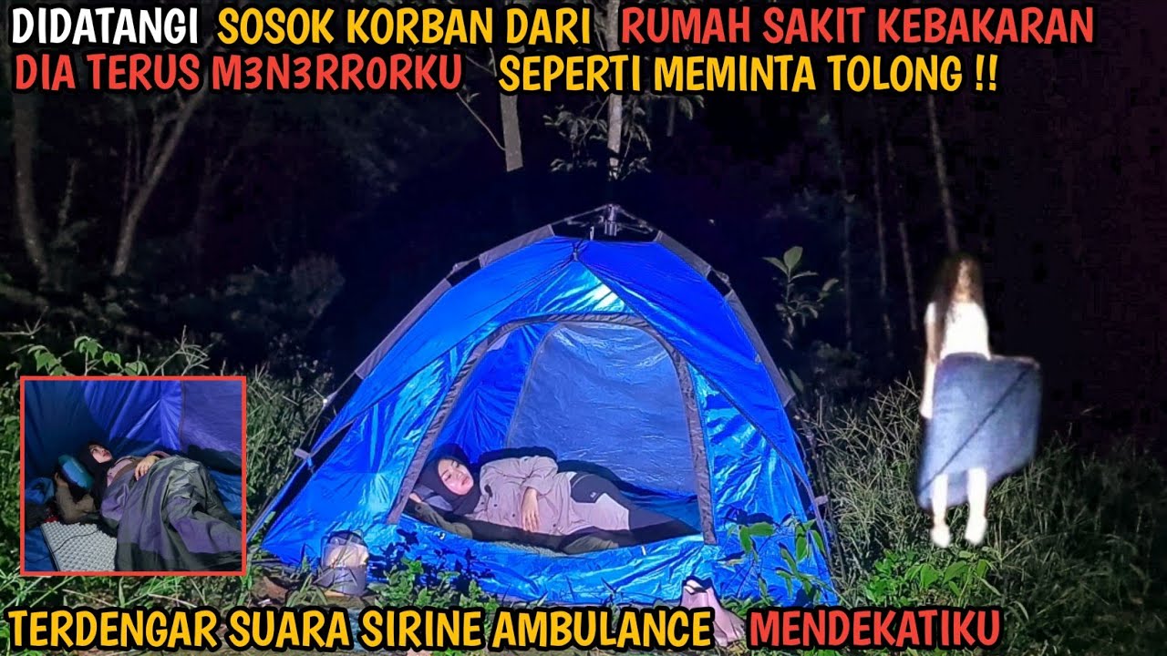 SOLO CAMPING HORROR : DIT3RROR K0RB4N K3B4K4R4N RUMAH SAKIT DI HUTAN ALAS PURWO