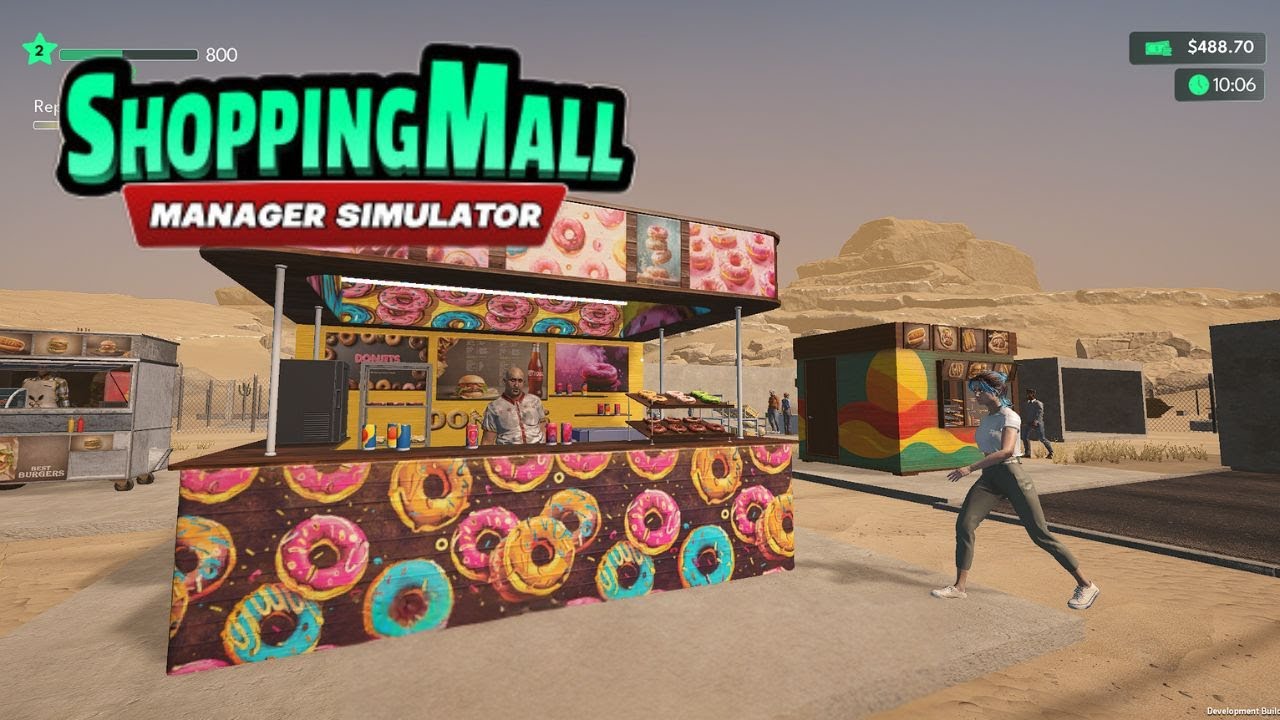 Can We Build A Mall In The Desert? Shopping Mall Manager Simulator | First Look