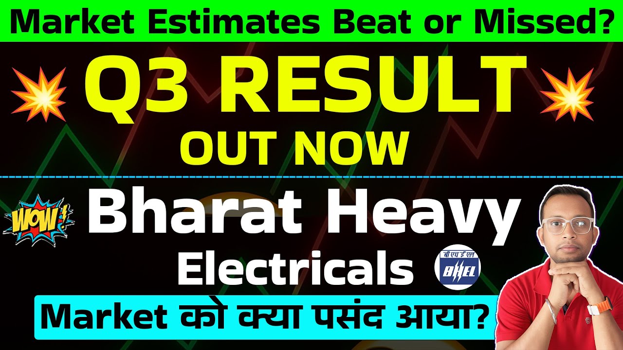BHEL Q3 Results 2026 📊| BHEL Results Today🔥| Bharat Heavy Electricals Share Latest News