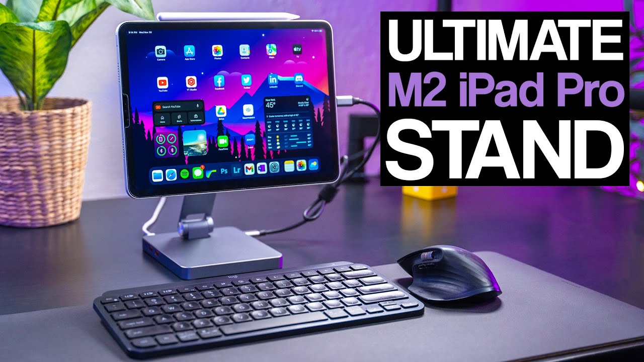 ИДЕАЛЬНАЯ док-станция M2 для iPad Pro? Обзор подставки Magfit 10-в-1 для iPad! | Рэймонд Страздас