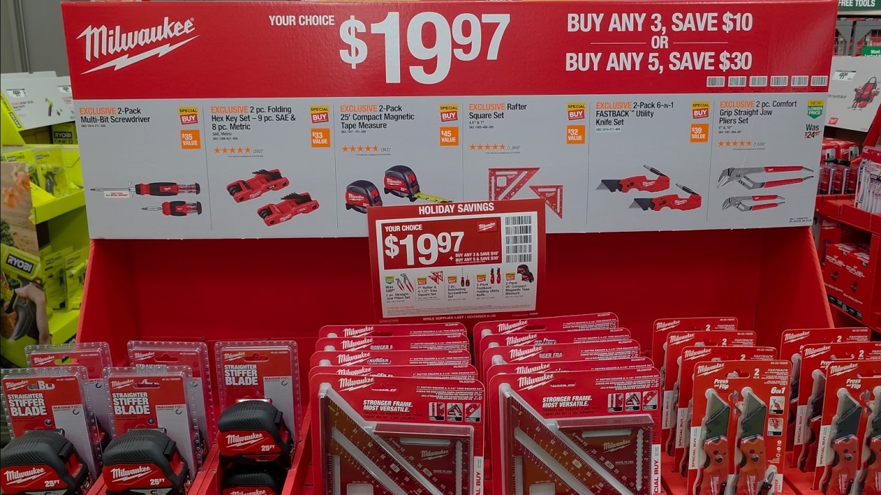 Предложения Home Depot на Milwaukee, DeWalt, Ridgid, Makita и другие — Fuquay Varina — 11 ноября,