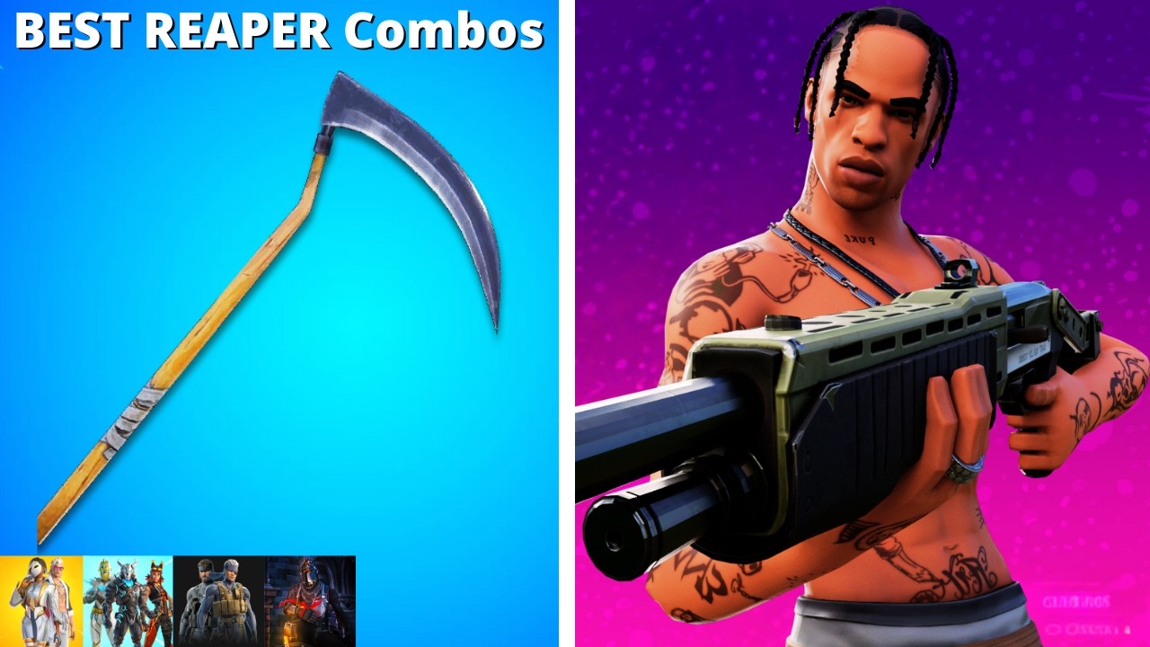 Best REAPER Pickaxe Combos For CHAPTER 6 (SWEATY PICKAXE!)