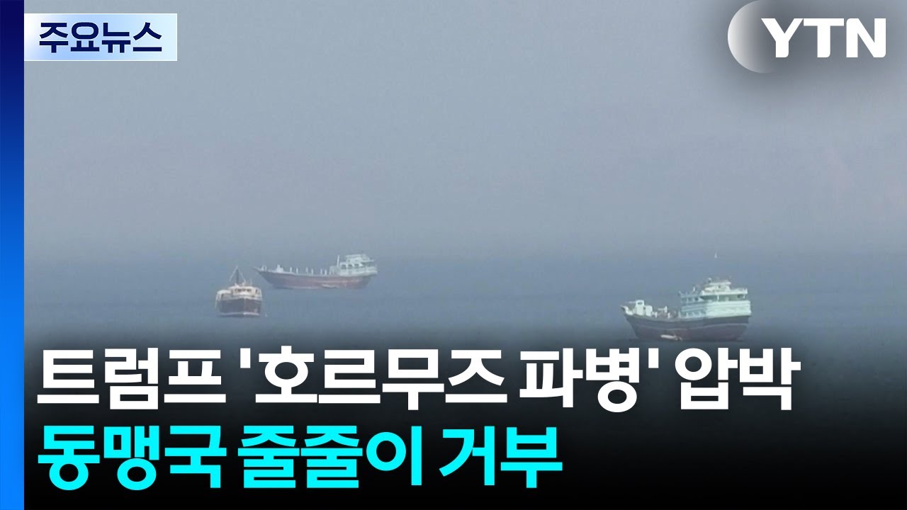 트럼프 '호르무즈 파병' 압박에 동맹국들 줄줄이 거부 / YTN