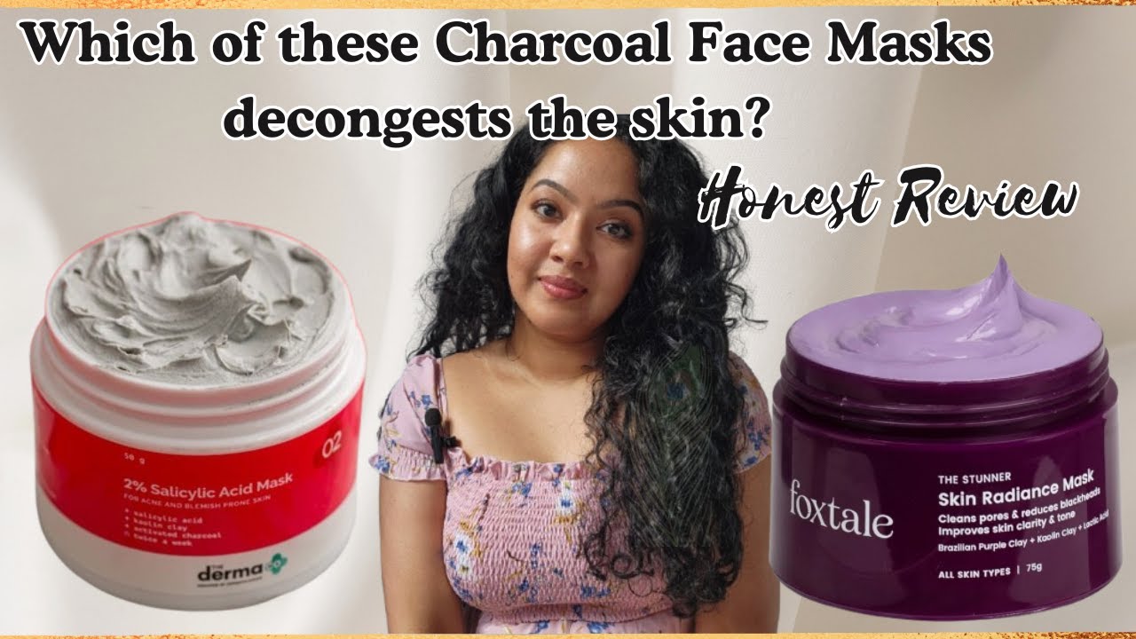 Foxtale Skin Radiance Mask| Dermaco Salicylic Acid Face Mask |Loreal Charcoal Clay Mask