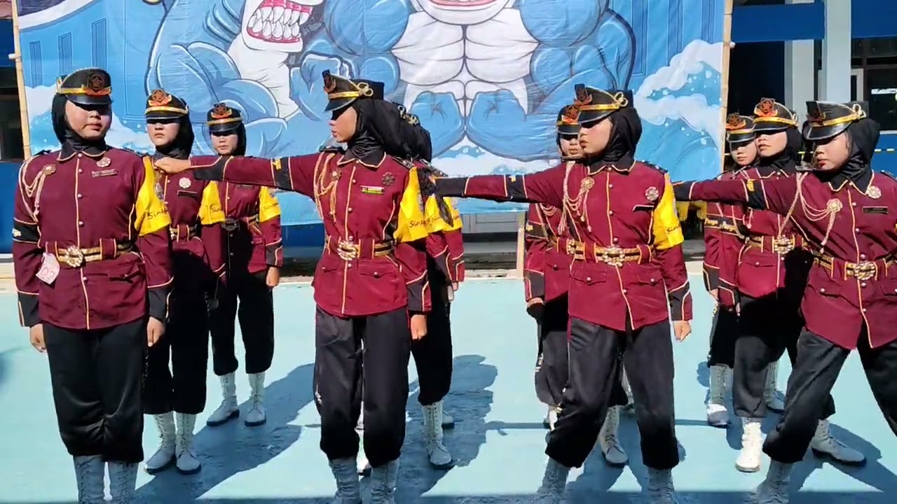 PASKIBRA SMPN 2 GABUSWETAN D LKBB JANGKAR COMPETITION