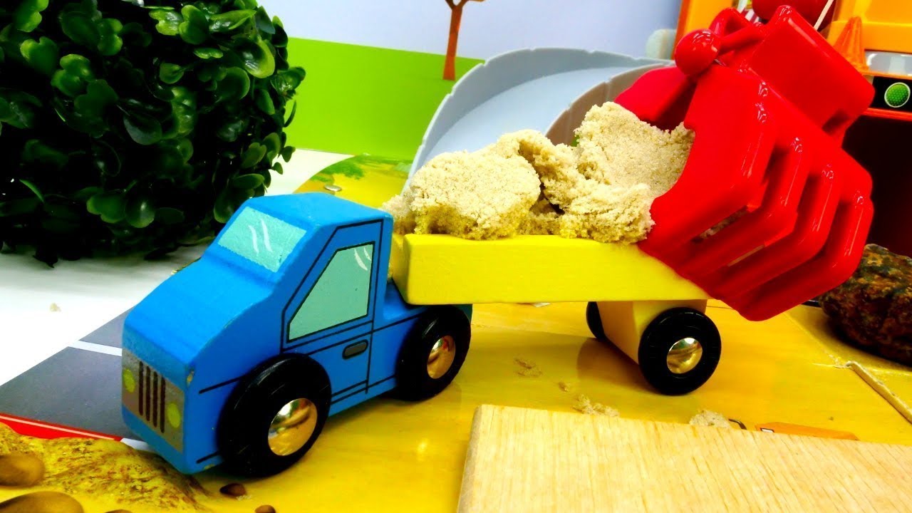 İnşaat alanındaki işler. Yardımcı arabalar.