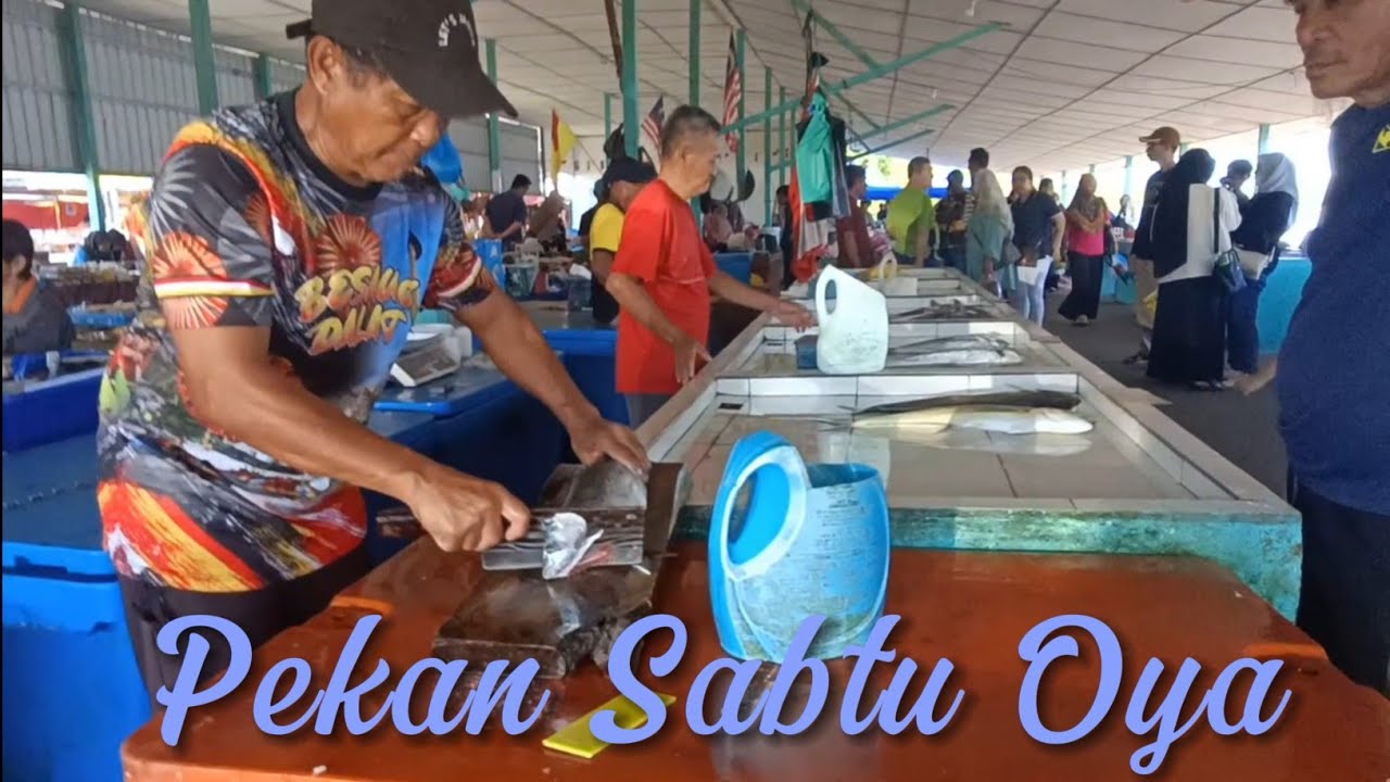 Jalan - Jalan  Ke Pekan Sabtu Oya, Sarawak || Ada Ikan Tak ?