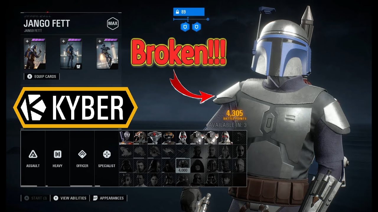 JANGO FETT TAKES OVER KASHYYYK WITH EASE! | Star Wars Battlefront 2 KyberV2 | Galactic Assault