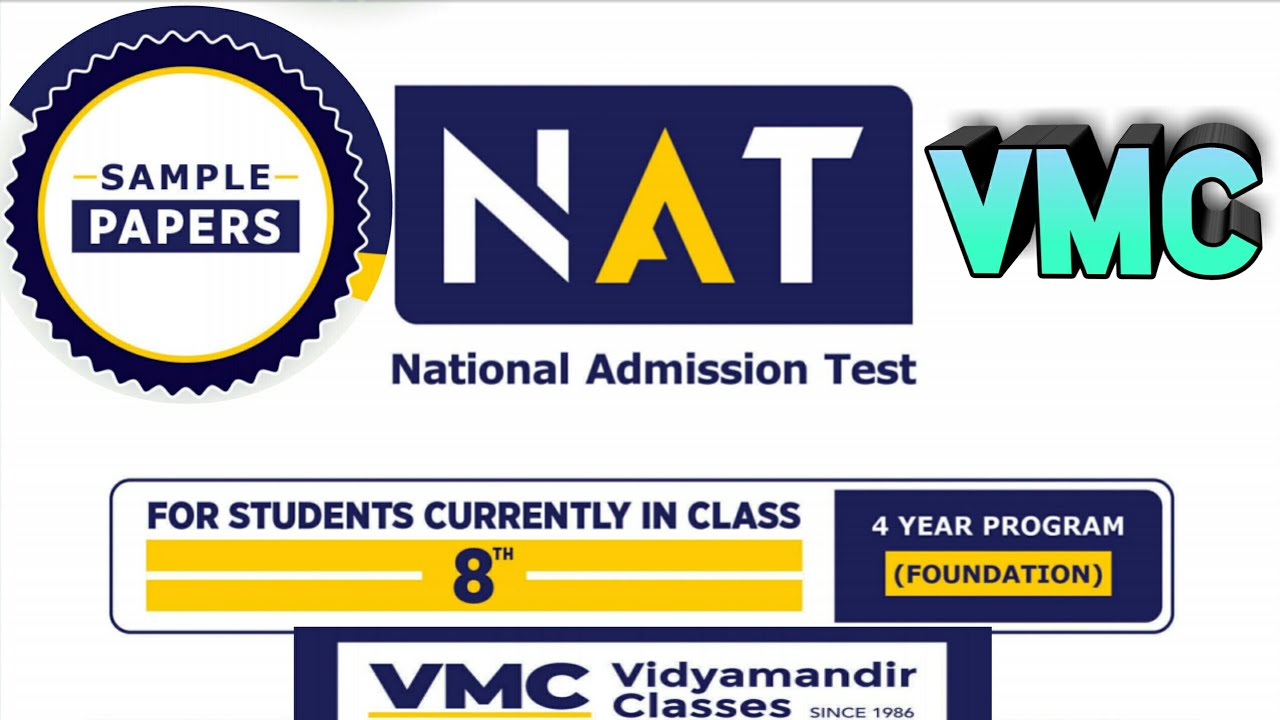 VMC NAT 2021 Sample Paper || Class 8th