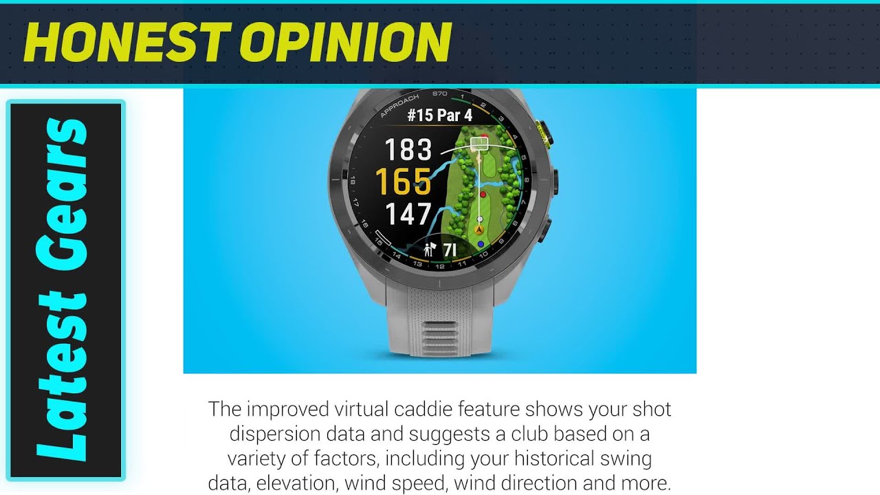 Garmin Approach S70: секретное оружие вашей игры в гольф!