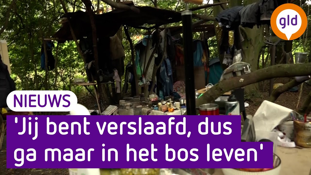Wonen in de bosjes naast snelweg: 'Dit is het einde van de wereld'